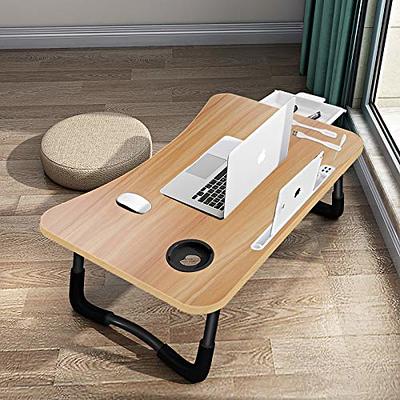 Laptop Bed Desk Table Tray Stand with Cup Holder/Drawer for Bed