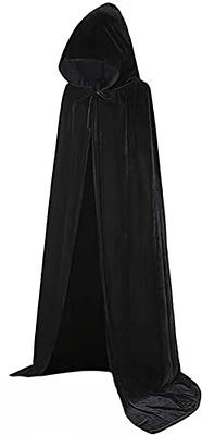  GORAIS Lace Hooded Cloak Long Womens Halloween Costumes Cape  Full Length Sheer Cosplay Cloaks Robe for Wedding Evening Black : Clothing,  Shoes & Jewelry