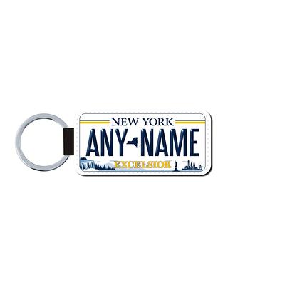 Personalized Illinois License Plate Faux Leather Key Ring - Any Name Made  To Order Free Shipping - Yahoo Shopping