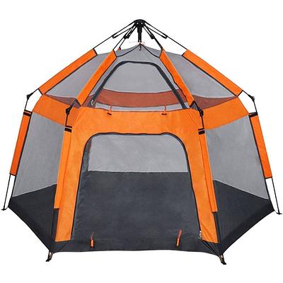 EROMMY 10 ft. x 13 ft. 8-Person Inflatable Camping Tent with Pump, 129 sft  Cabin Tent, Cotton Canvas Tent in 4 Seasons BAAI012BG - The Home Depot