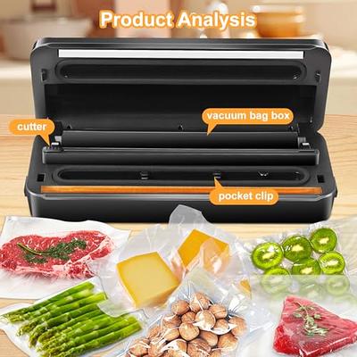 Vacuum Sealer Machine for Food Saver, Dry/Meat/Soft Food Vacuum Sealer  Machine, Compact Design Easy Operate Food Sealer Vacuum Sealer Vaccum Sealer  vacuum sealers - Yahoo Shopping