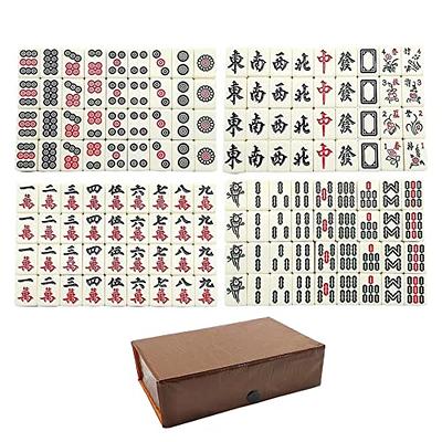 GUSTARIA Travel Mini Mahjong Set(0.8'') with Mahjong mat, Chinese Mahjong  Game Set with 146 Ivory Tiles, 4 Racks & Black Carrying Case, Portable &  Lightweight for Family Leisure Time - Yahoo Shopping