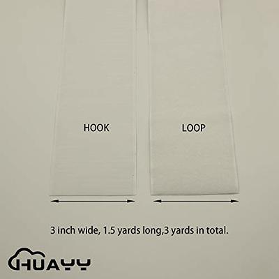 41Ft X 1 Inch Self Adhesive Strips, Heavy Duty Strong Back Sticky Fastening  Hook