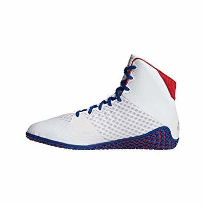 Adidas Wrestling Boots Mat Wizard 4 White Blue Red