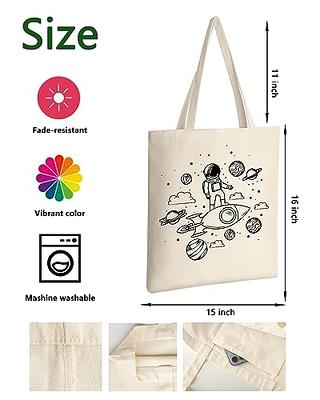  Ecoright Aesthetic Canvas Tote Bag for Women, Cute