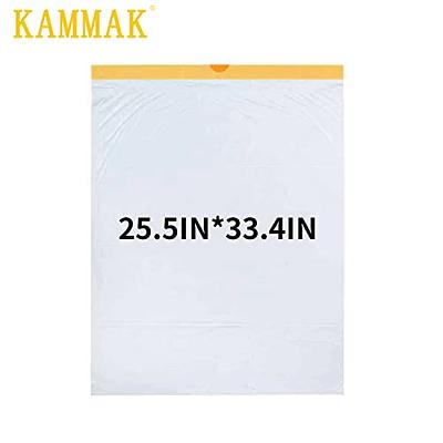 KAMMAK 13 Gallon Trash Bag Tall kitchen Drawstring garbage bags, Unscented,  120 count - Yahoo Shopping