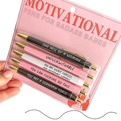 7pcs Funny Pens-Swear Word Daily Pen Set Irty Cuss Word Pens for