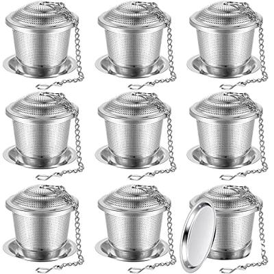 Godinger Tea Cup with Lid and Infuser, Porcelain Teacups with Stainless  Steel Filter, Tea Mugs, Tea Gifts for Tea Lovers, Set of 2, 15oz - Yahoo  Shopping