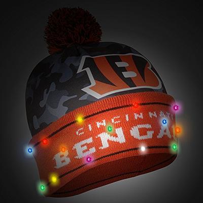 NFL Men’s Camouflage Light-Up Beanie - Denver Broncos