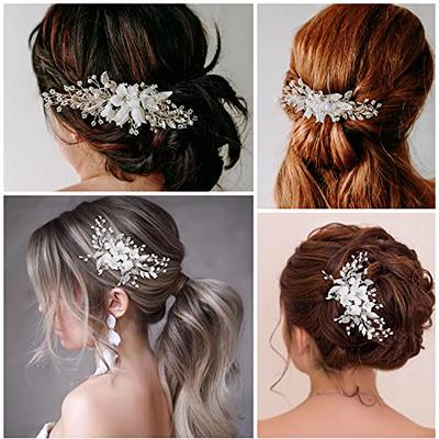 FRCOLOR 4pcs bridal hair accessories bridesmaid hair accessories wedding  hair accessories headpiece for bride women's hair accessories womens hair