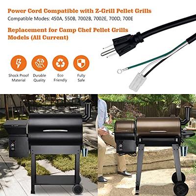 YAOAWE 6 ft Power Cord Kit for Traeger Pit Boss Pellet Grills