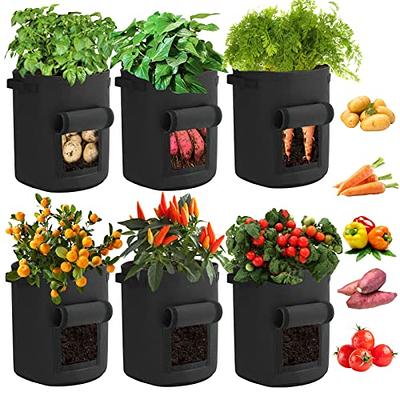 7 Gallon/10 Gallon Garden Potato Grow Bags With Flap And - Temu