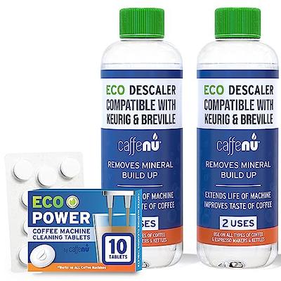 Keurig Compatible Descaling Solution (4 Uses) Coffee Machine Descaler  Cleaner fo