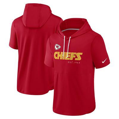 Men's Starter Red Kansas City Chiefs Clutch Hit Long Sleeve T-Shirt Size: Small