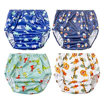 BISENKID Waterproof Diaper Cover for Rubber Pants for Toddlers