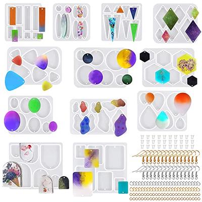 AIERSA 117Pcs Resin Earring Molds, 7 Pairs Dripping Blood Resin Jewelr –  WoodArtSupply