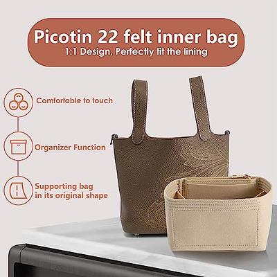  3 in 1 Felt Purse Organizer Insert Bag in Bag with a