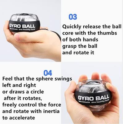 Self-starting Gyroscope Ball Wrist Power Ball Metal Forear Arm
