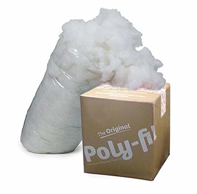 Poly-Fil Premium Stuffing Polyester Fiberfill 2 Bags Pillow White 12 Oz