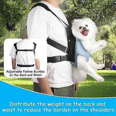 Pawaboo Pet carrier Backpack, Adjustable Pet Front cat Dog carrier Backpack  Travel Bag, Legs Out, Easy