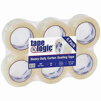 Tape Logic 2 Inch x 110 Yards Crystal Clear Packing Tape, 2 Mil