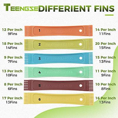 FCR6 Fin Comb Tool Set ABS Cleaner Cleaning Tool Kit For AC Fin