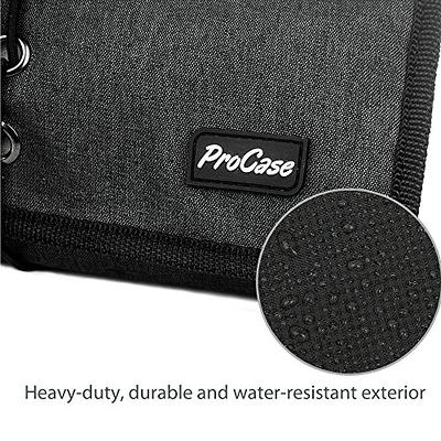 ProCase Hard Travel Tech Organizer Case Bag for Electronics Accessories  Charger Cord Portable External Hard Drive USB Cables Power Bank SD Memory