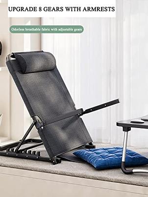 Lifting Bed Backrest,Adjustable Bed-Backrest for Sitting Up in Bed,Folding  Floor Chair for Reading with Pillow,Multi-Function Sit-Up Back Rest