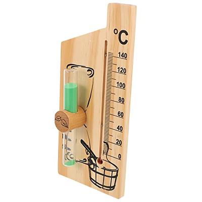  Happyyami 3pcs Wooden Thermometer for Room Temperature