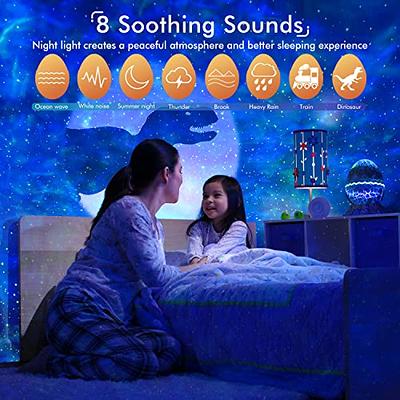 Star Projector, Galaxy Projector for Bedroom, Smart App Star Light  Projector with Bluetooth Speaker and White Noise, Night Light for Kids  Adults Game