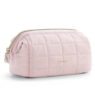 Large Make up Bag for Her Pink Designer Cosmetic Bag for 