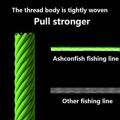 Ashconfish Colorfast Braided Fishing Line- 8 Strands Braided Lines