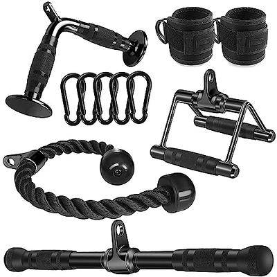 Hustle Athletics Tricep Rope Cable Attachments for Gym Use - Perfect Gym  Equipment for Home/Gym Accessories 