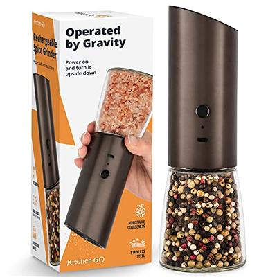 OVENTE Stainless Steel with Ceramic Blades Electric Salt and