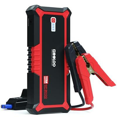 Jump Starter, 3000A Peak Car Starter, 12V Lithium Jump Box,Auto Battery  Booster Pack,20000mAh Portable Power Bank with AC Outlet