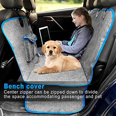  iBuddy Dog Car Seat Cover Waterproof Dog Seat Cover for Back  Seat with Mesh Window,Stain Resistant Dog Car Hammock, Nonslip Car Seat  Covers for Dogs, Pet Car Seat Cover for