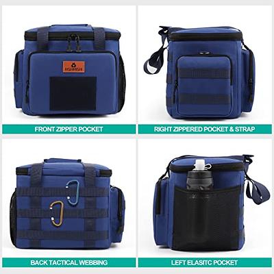 F40C4TMP Double Leaves Large Lunch Bag for Men, Durable Insulated Lunch  Box, Portable Soft Cooler Bag, Adult Lunchbox for Work, Picnic, Outdoor