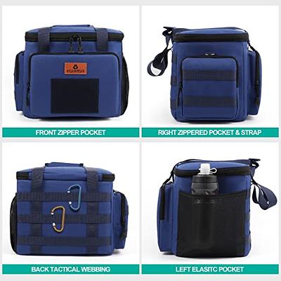 HSHRISH Tactical Large Lunch Box for Men, Heavy Duty Insulated Lunch Bag,  Leakproof Lunch Cooler Bag with Shoulder Strap Lunch Pail for Work Shifts  Camping Outdoor Day Trip (12L,Blue) - Yahoo Shopping