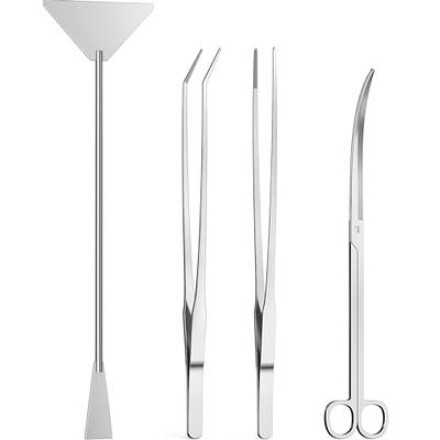 Aquarium Tools Set Plants Tweezers and Scissors Grass Stainless