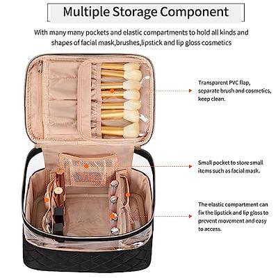 Makeup Bag, Potable Make up Bag Cute Makeup Organizer Bag for Toiletry  Cosmetics Accessories with Divider and Brushes Compartments, Makeup Travel Case  Cosmetic Bags Women and Girls- Nylon Green - Yahoo Shopping