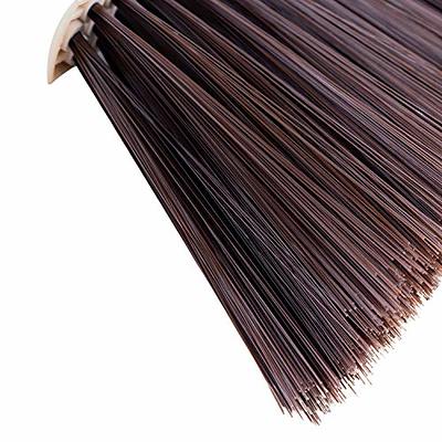 Blysk Indoor/Outdoor Heavy Duty Wooden Broom Brush, Sweeper, Head Replacement Soft Bristles, Great Use for Home, Kitchen, Room, Office, Patio, Deck