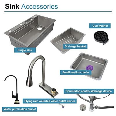 MAYSOON| Complete Workstation Kitchen Sink with Digital Display Cup Rinser