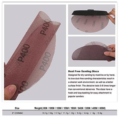 40Pcs 40/60/80/120 Grit Mouse Sanding Sheets Sander Pads Set For