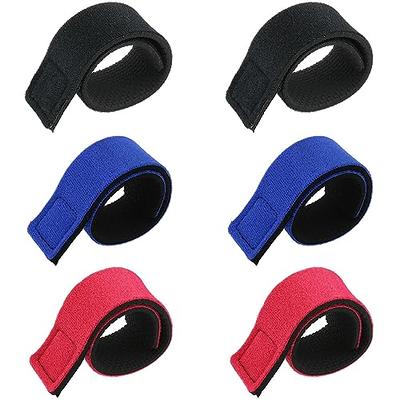 10 Pcs Red Neoprene Embossed Sbr Fishing Rod Strap Elastic Waist Band Pole  Belt