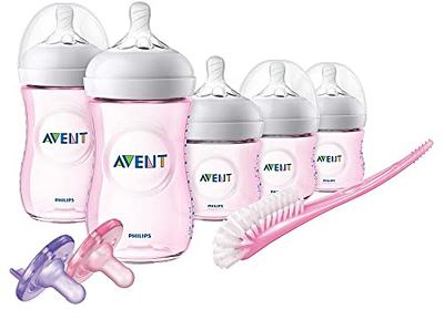 Philips Avent Natural Baby Bottle Pink Gift Set, SCD206/11 - Yahoo Shopping