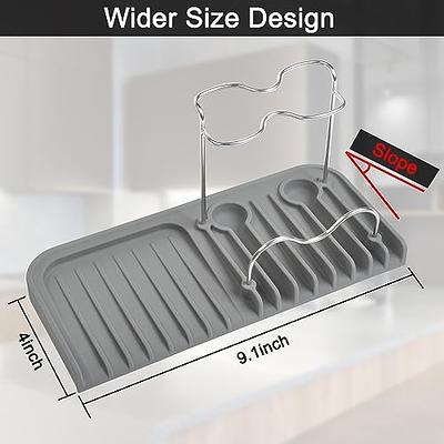 Kitchen Sink Organizer Stainless Steel Dish Brush Holder Cutlery