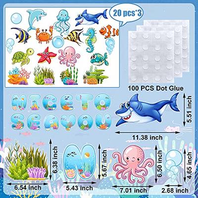 68PCS Happy Birthday Paper Bulletin Board Set Under The Sea Classroom  Decoration Ocean Beach Theme Birthday Bulletin Board Decor Sea Life Cutouts  for Calendar Teachers Elementary Middle School - Yahoo Shopping