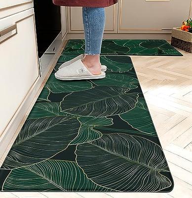  Pauwer Boho Kitchen Rugs Sets of 3 Farmhouse Kitchen Runner Rugs  and Mats Non Skid Washable Kitchen Mats for Floor Cushioned Waterproof  Kitchen Floor Mat Laundry Room Area Rug Runner Carpet 