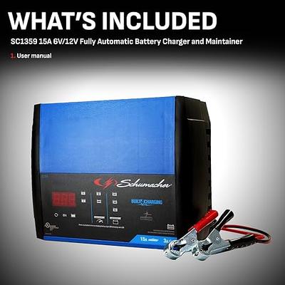 Battery Maintainer Charger 6V 12V Portable Power Car RV Amp DC Automatic  Float