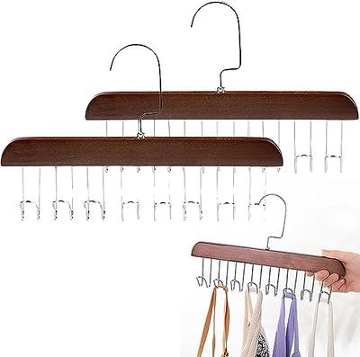 International Hanger Clear Plastic 4-Notches Combo Hangers for Tops or  Pants, 25 Pack